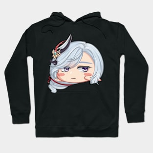 chibi shenhe genshin fanart Hoodie